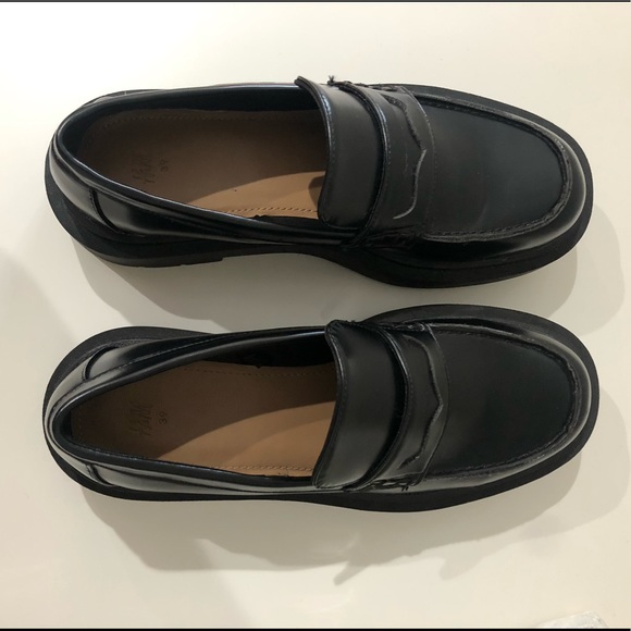H&M platform loafers